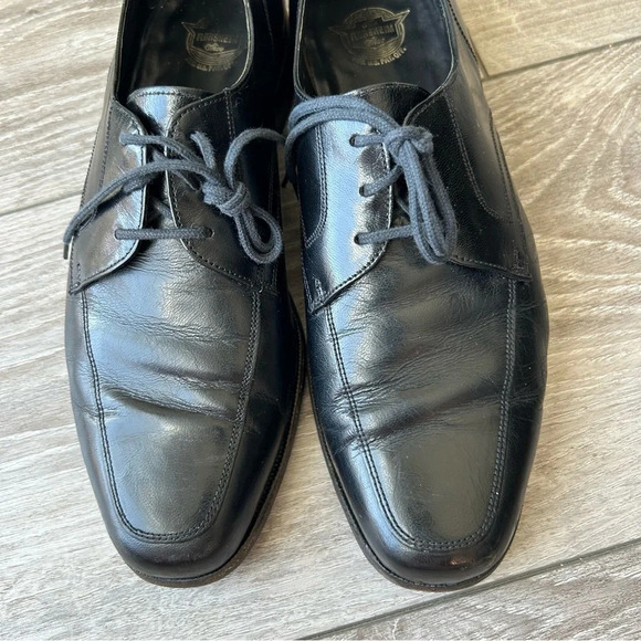 Florsheim Mens Black Leather Oxfords Shoe - Picture 3 of 15